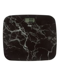 JATA HBAS1415 báscula de baño Rectángulo Negro, Color mármol Báscula personal electrónica