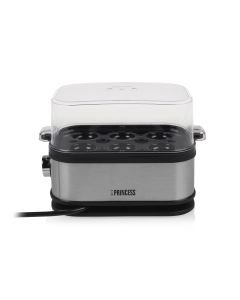Princess 01.262046.01.001 cuecehuevos 6 huevos 400 W Negro, Plata