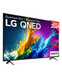 Televisor LG 50" QNED 4K con Smart TV WebOS24 serie QNED80