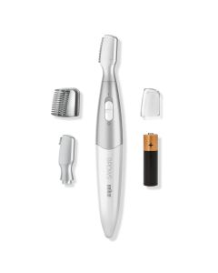 Braun FG1106, Mini Recortadora De Precisión Para Cejas, Recorte De Cejas, Perfilado Para Mujer, Herramienta De Contorno, Depilación Facial Para Mujer, Recortadora De Cejas De Viaje