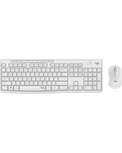 Logitech MK295 Silent Wireless Combo teclado Ratón incluido USB QWERTZ Alemán Blanco