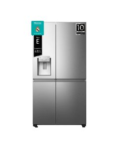 Frigorífico Americano Hisense RS818N4TIE1 side by side WiFi Inox 632 L C